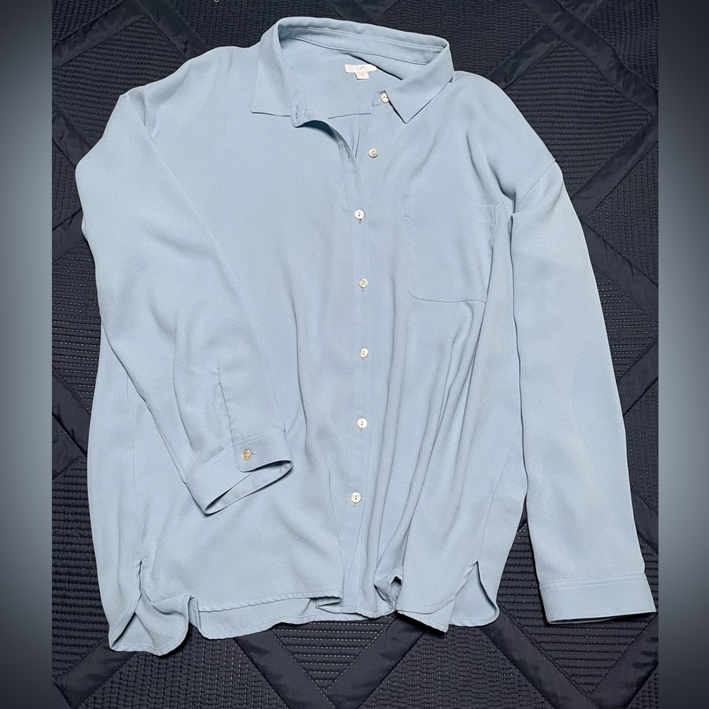 Light blue long sleeve button up